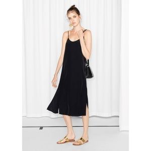 & Other Stories polka dot slip dress Sz 12